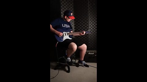 U.S. National Anthem Electric Guitar Solo | Played By My 16 Year Old Brother