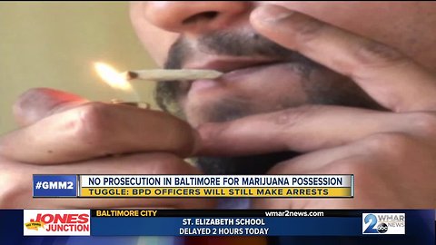 Marijuana possession no longer prosecuted in Baltimore