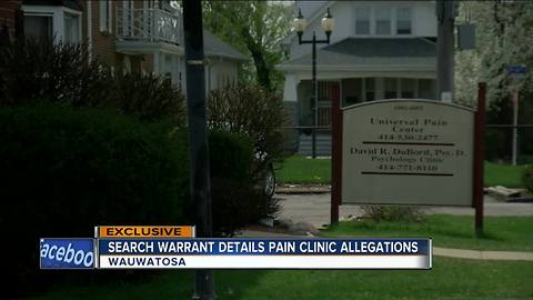 Court records: Wauwatosa pain clinic gave pills to patients on marijuana, cocaine