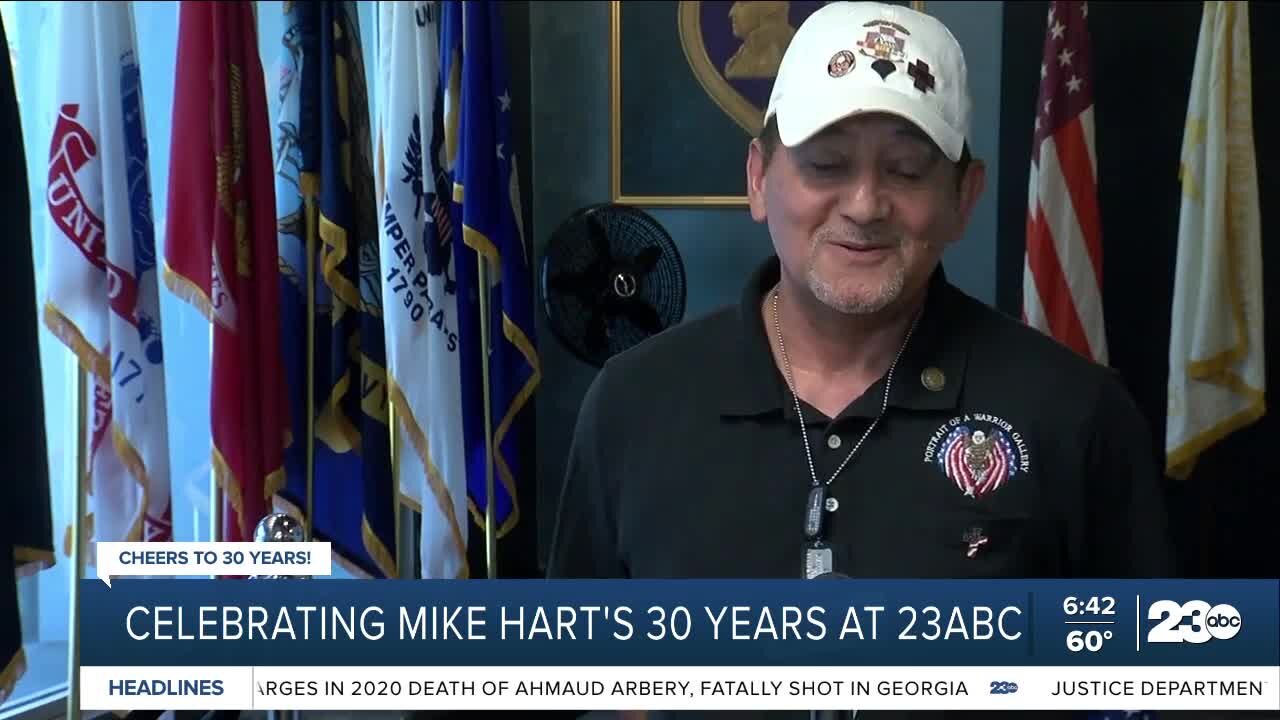 Cheers to 30: Local veterans say thank you and congrats to our 23ABC's Mike Hart