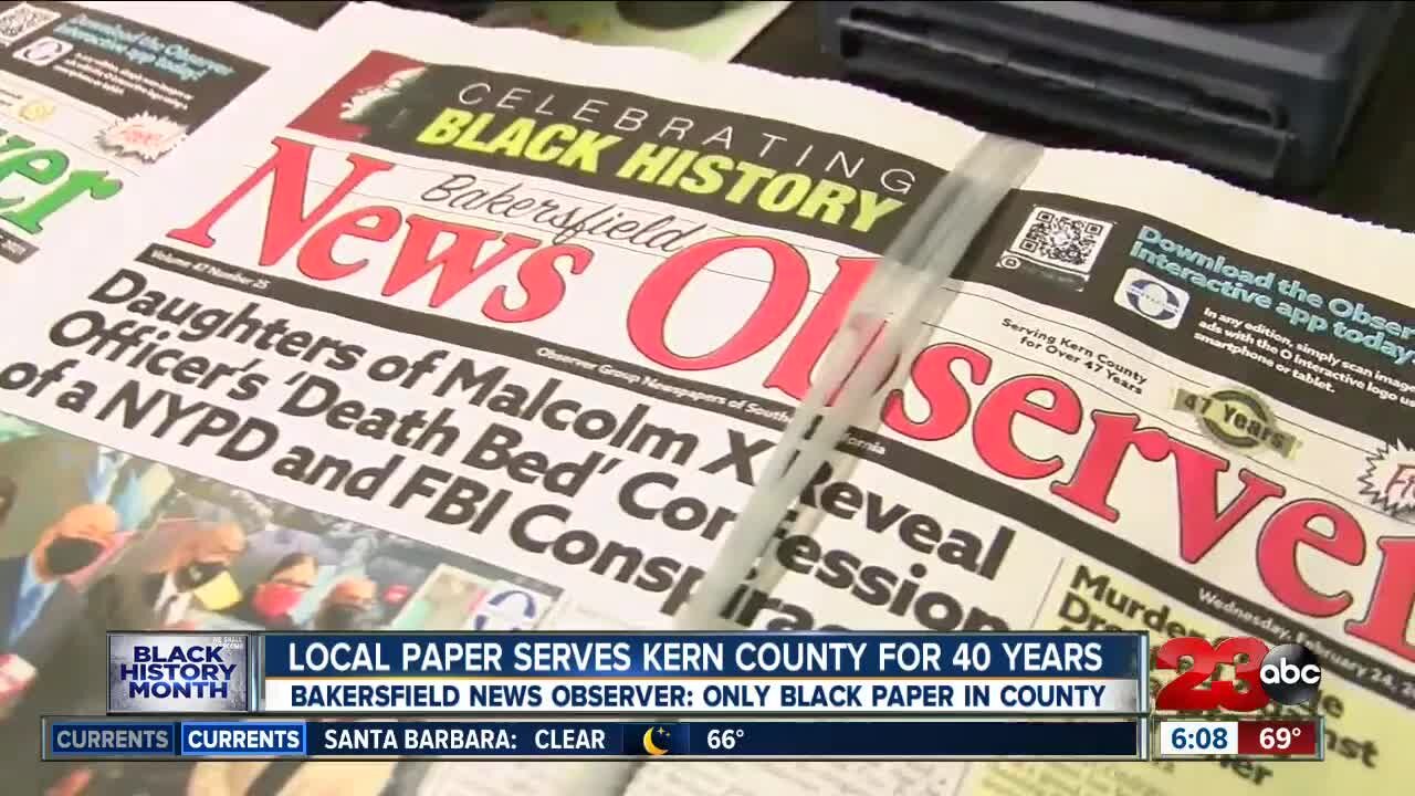 Bakersfield News Observer has been serving Kern County for the past 40 years