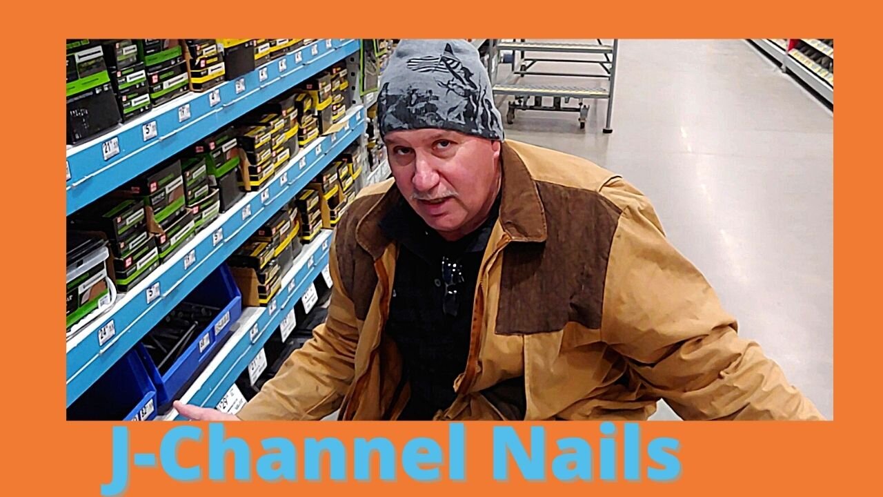 Metal Skirting - What Nails To Use for J-Channel