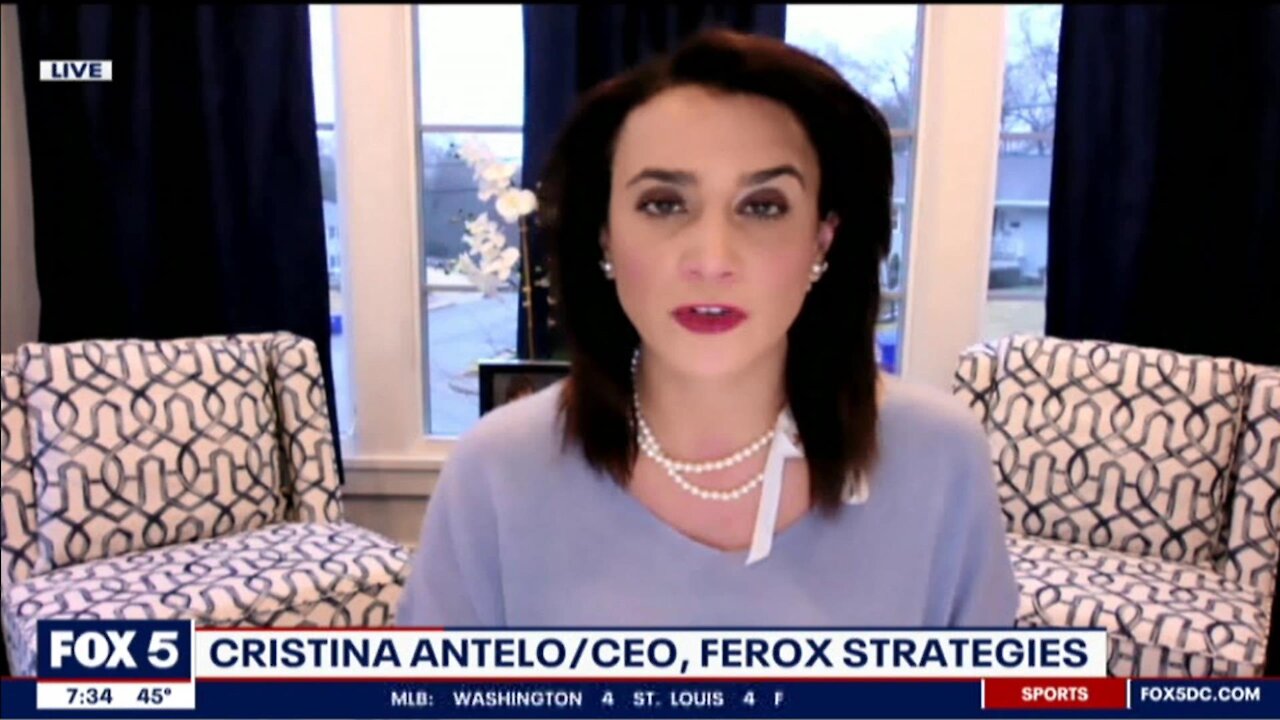 Liberal whackjob Cristina Antelo CEO of Ferox Strategies lied to viewers for Joe Biden