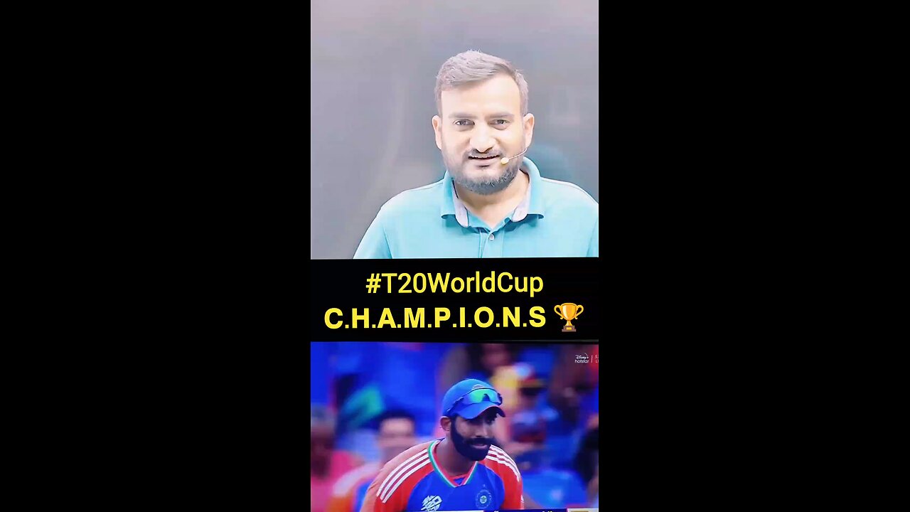 #T20WorldCup 𝗖.𝗛.𝗔.𝗠.𝗣.𝗜.𝗢.𝗡.𝗦 🏆 ICC Men's T20 World Cup 2024 Champions 😍 #SAvIND