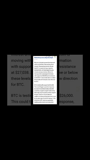 Bitcoin (BTC) Short-Term Analysis: Price Trends, Resistance, and What to Expect