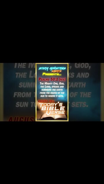 8.20.2022 | STORM MINISTRIES | Daily Bible Verse | Psalms 50:1 (NIV) | #shorts
