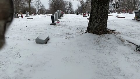 Quick visit to Daniel’s grave at 11:00 0n 18-December-2022 in sub freezing weather…