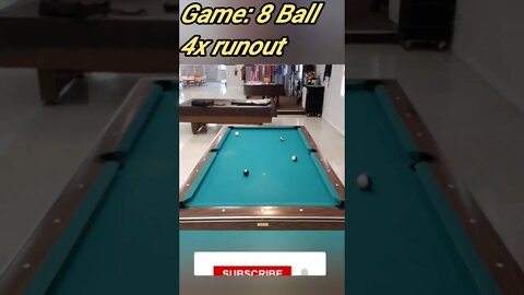 4x runout #shorts #8ballpool