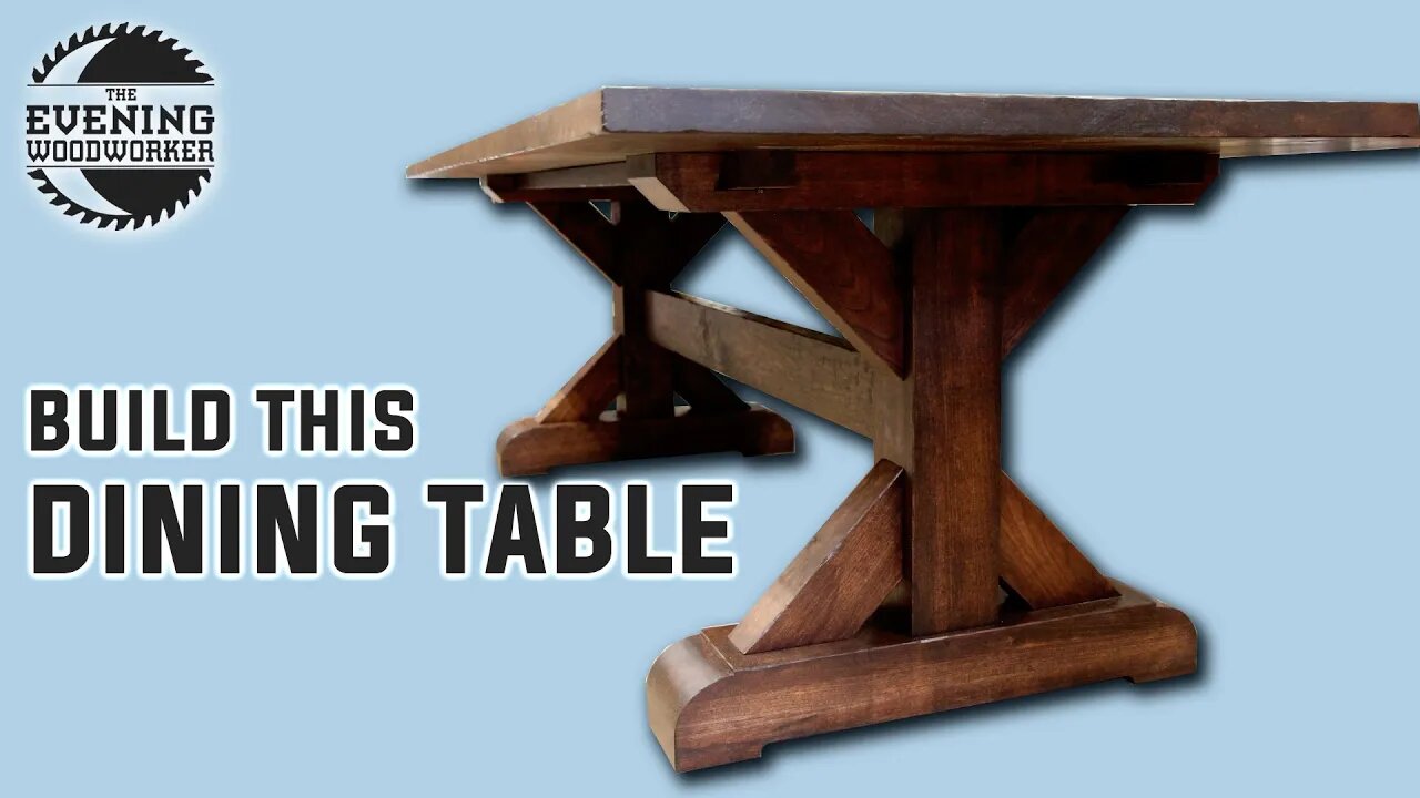 Massive Farmhouse Trestle Table Build | Farmhouse Designs