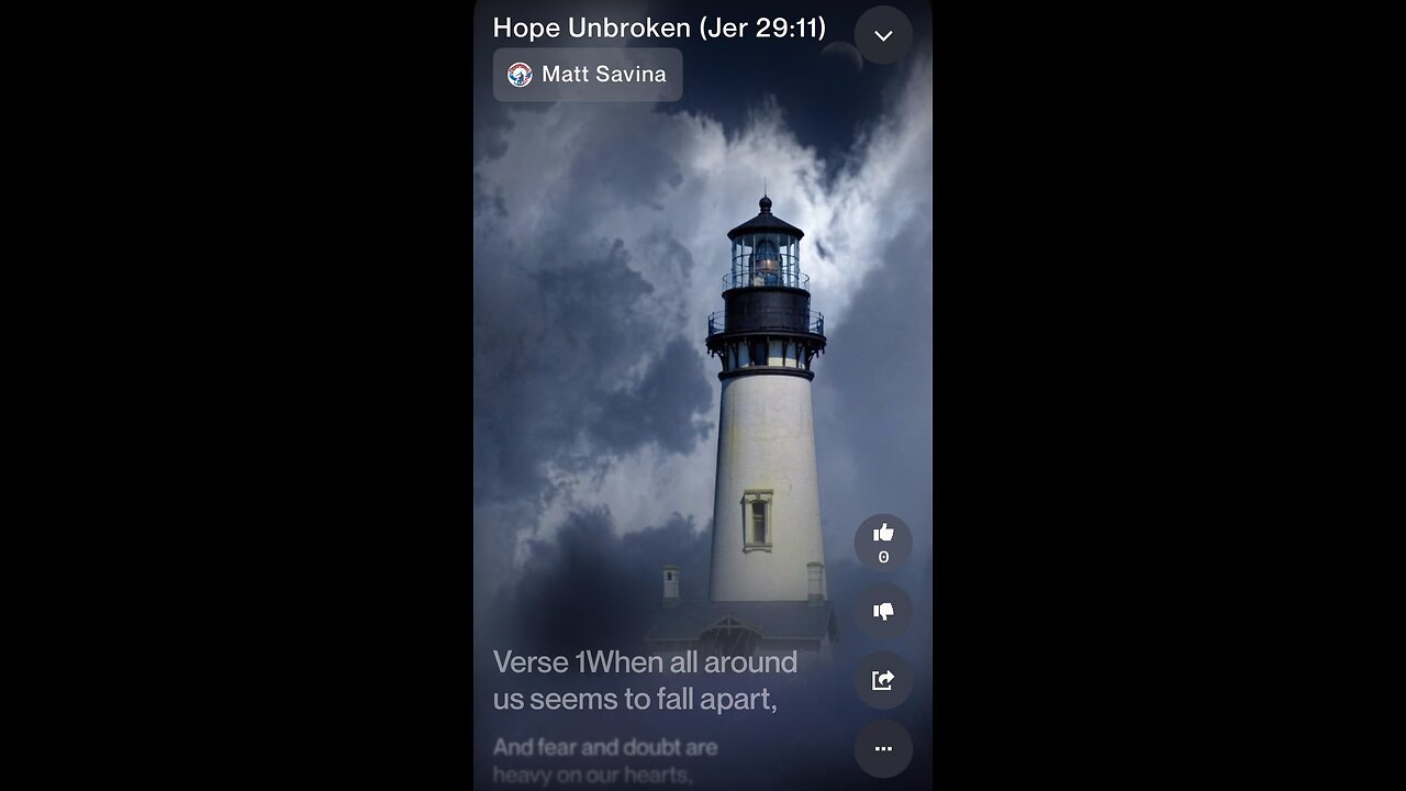 Hope Unbroken - Contemporary Christian Song by Matt Savina (Inspired by Jeremiah 29:11)