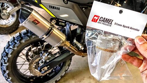 Camel ADV High Mount Exhaust: Long Term Review & Spark Arrestor