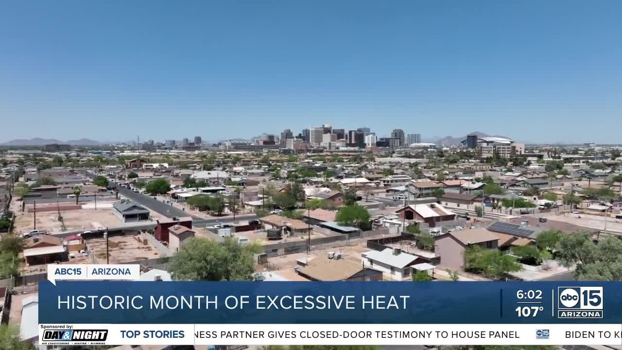 July 2023 sets multiple new heat records across Arizona