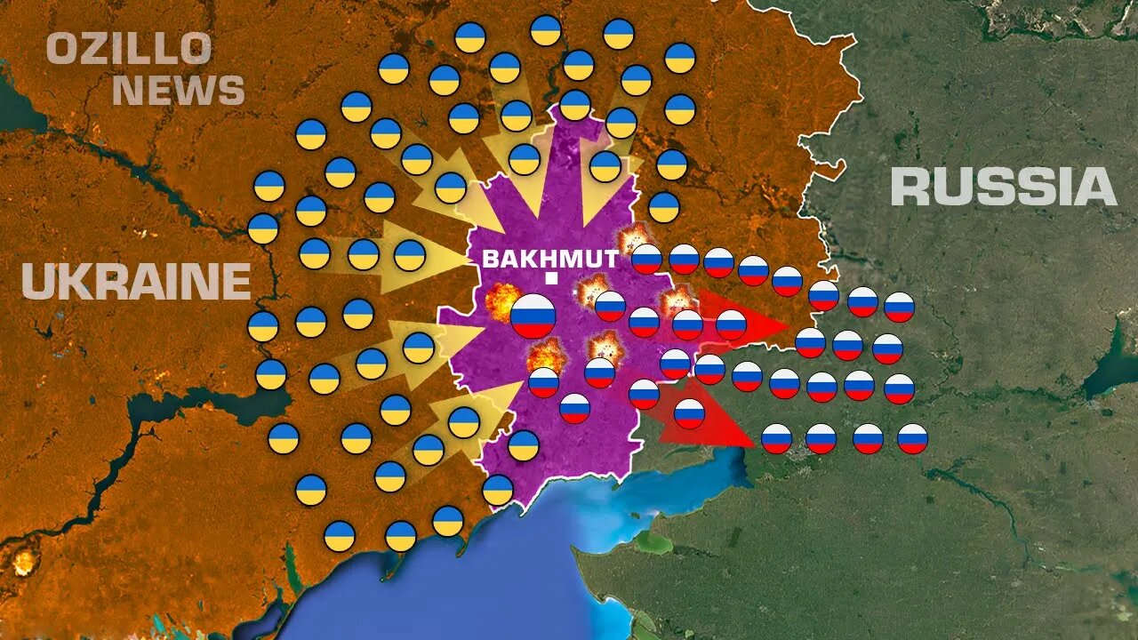 Russians Cornered! Ukrainian counterattack in Bakhmut destroys the Russians!