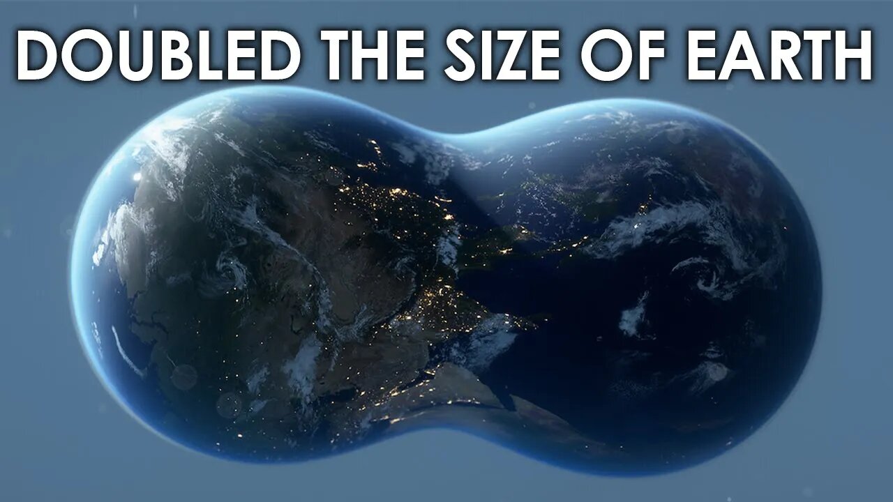 WHAT HAPPENED IF THE SIZE OF EARTH DOUBLED?? | SIZE OF EARTH | SPACE | NASA