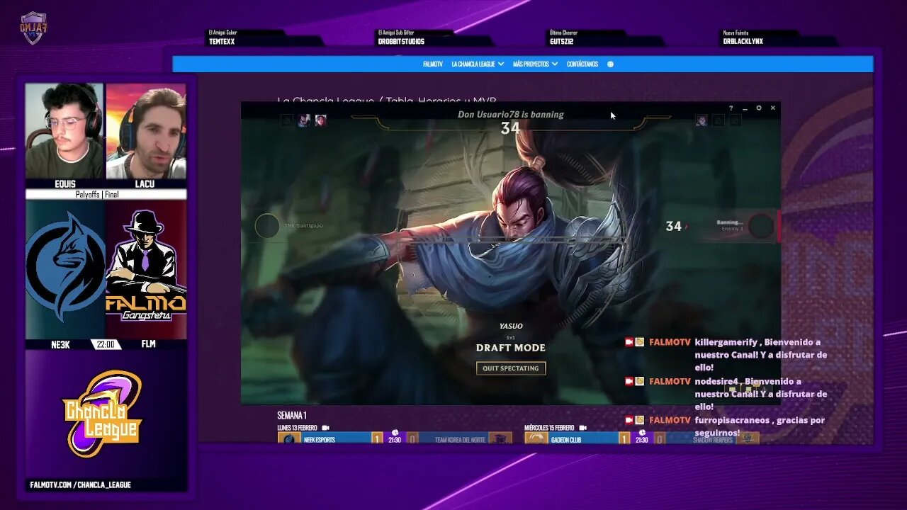 LOL | La Chancla League | Season 4 Desempate MVP | DOn Usuario78 vs Santigapo