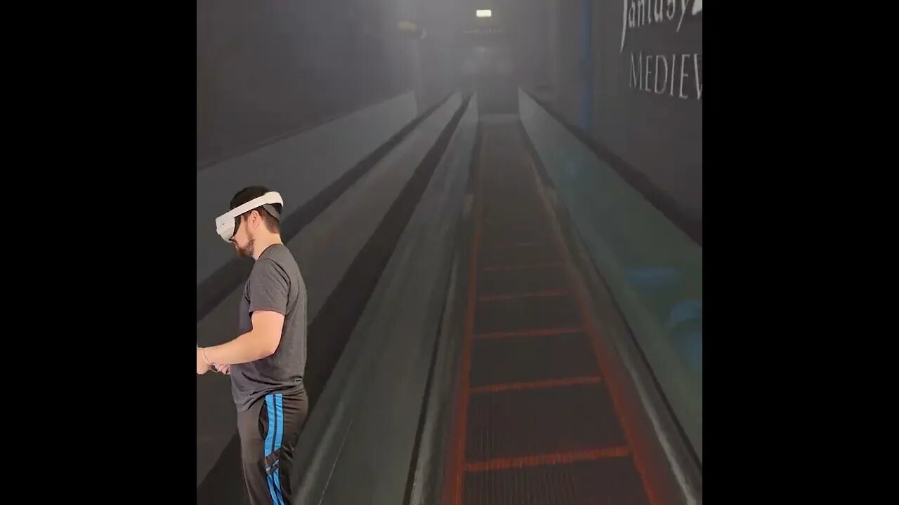 Trying to Run the Wrong way of the Conveyor Belt in VR