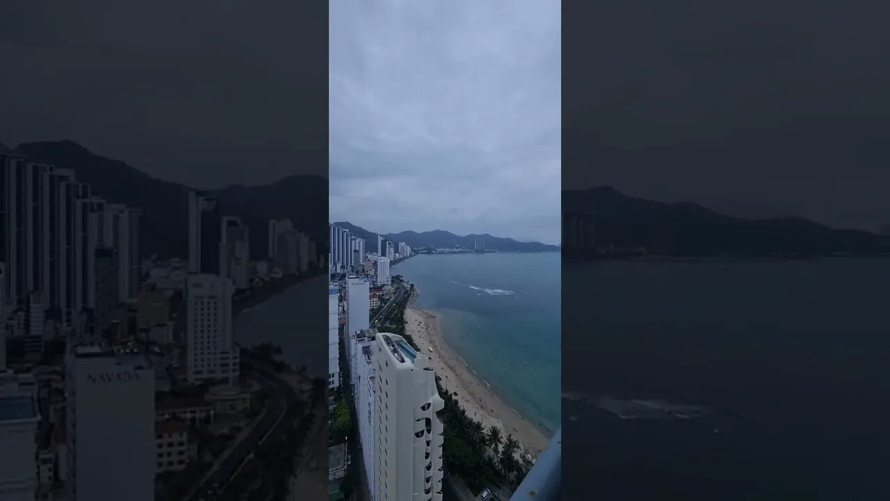 Weather Nha Trang Vietnam 🇻🇳 #shorts #nhatrang #beach #expat #travel #rebornabroad #beach #condo