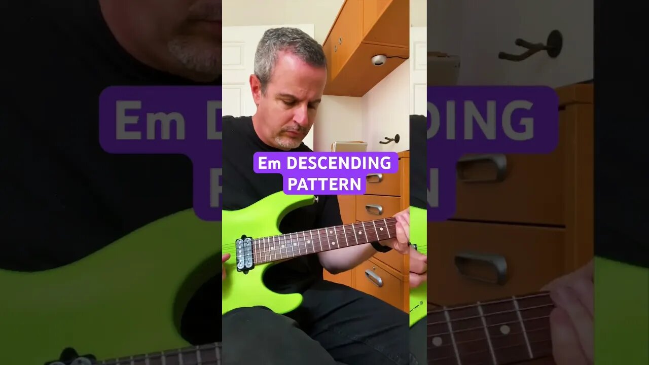 Cool Em Descending Picking Pattern! 🔥🔥🔥