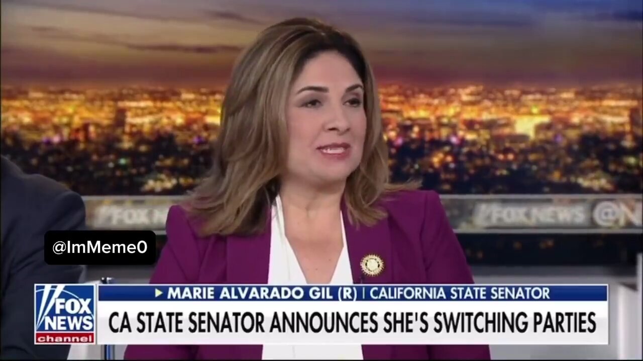 California Democrat State Senator Marie Alvarado-Gil has announced switching to Republican Party