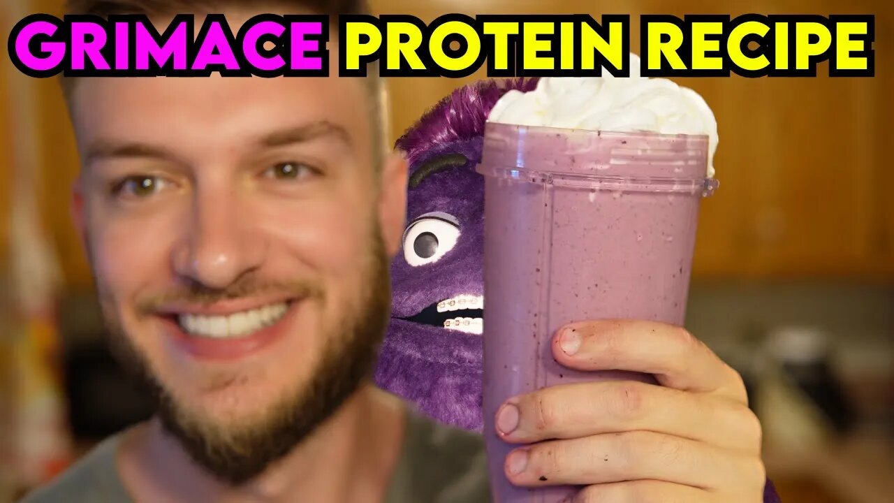 GRIMACE SHAKE PROTEIN SMOOTHIE Recipe