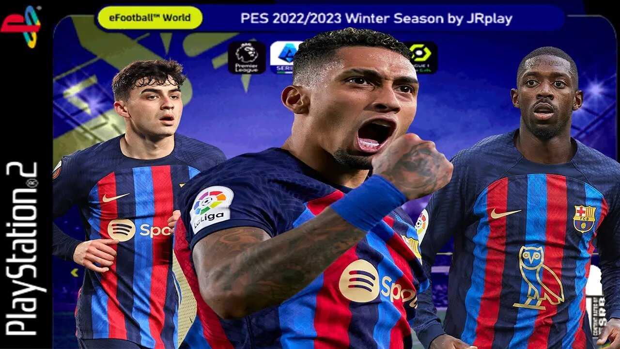 PES 2023 (PS2) EUROPEU ABRIL CAMERA PS4 100% ATUALIZADO