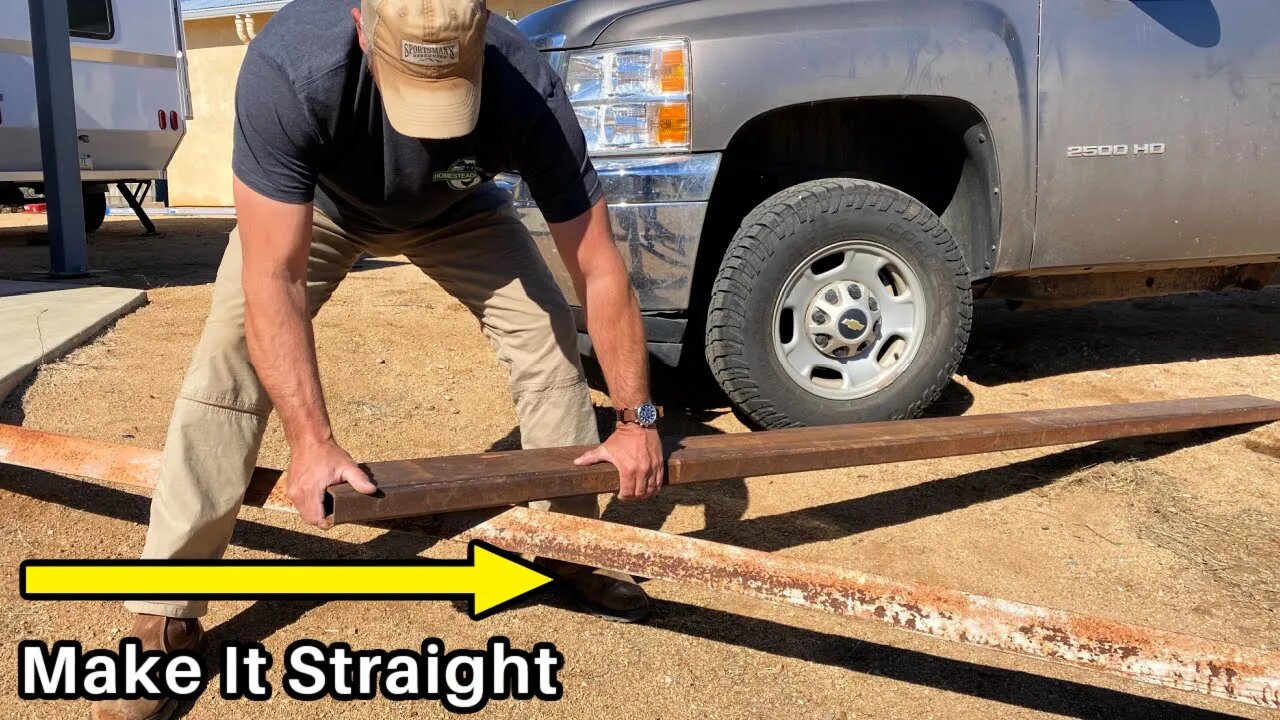 How to Straighten Bent Steel - The Redneck Engineering Method