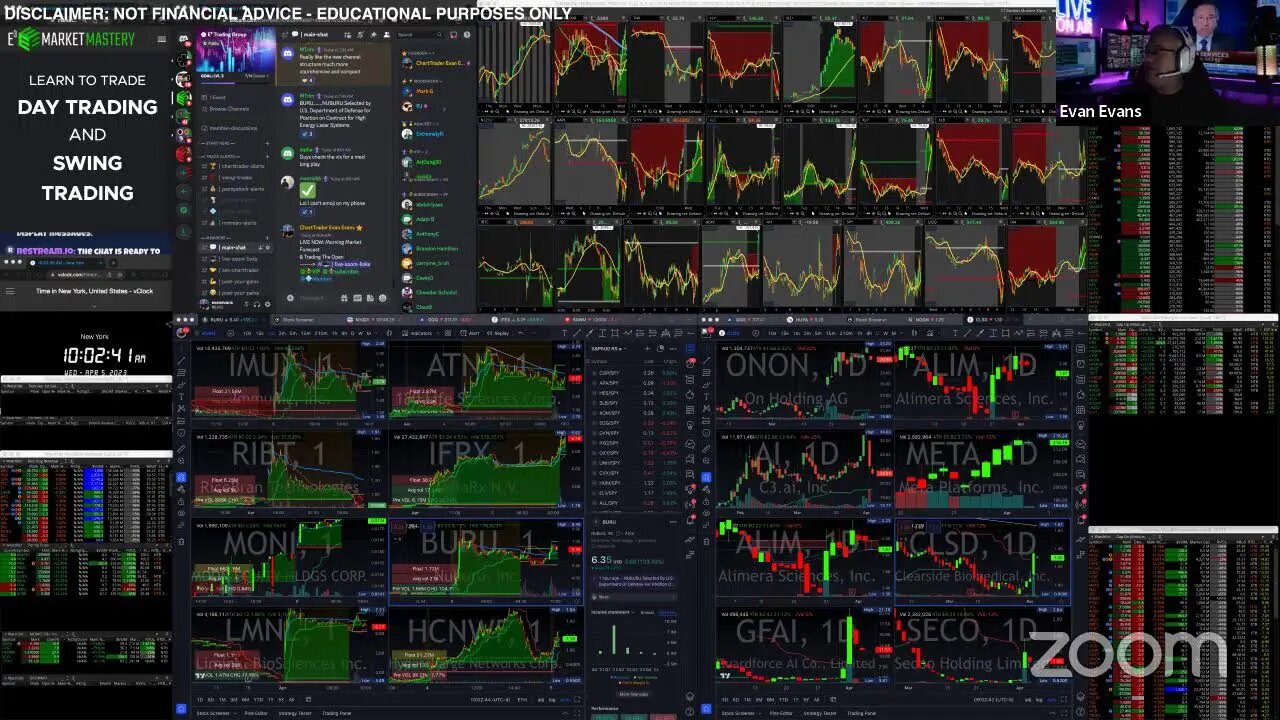 LIVE: HOT STOCKS $BURU $IFRX $ATNF