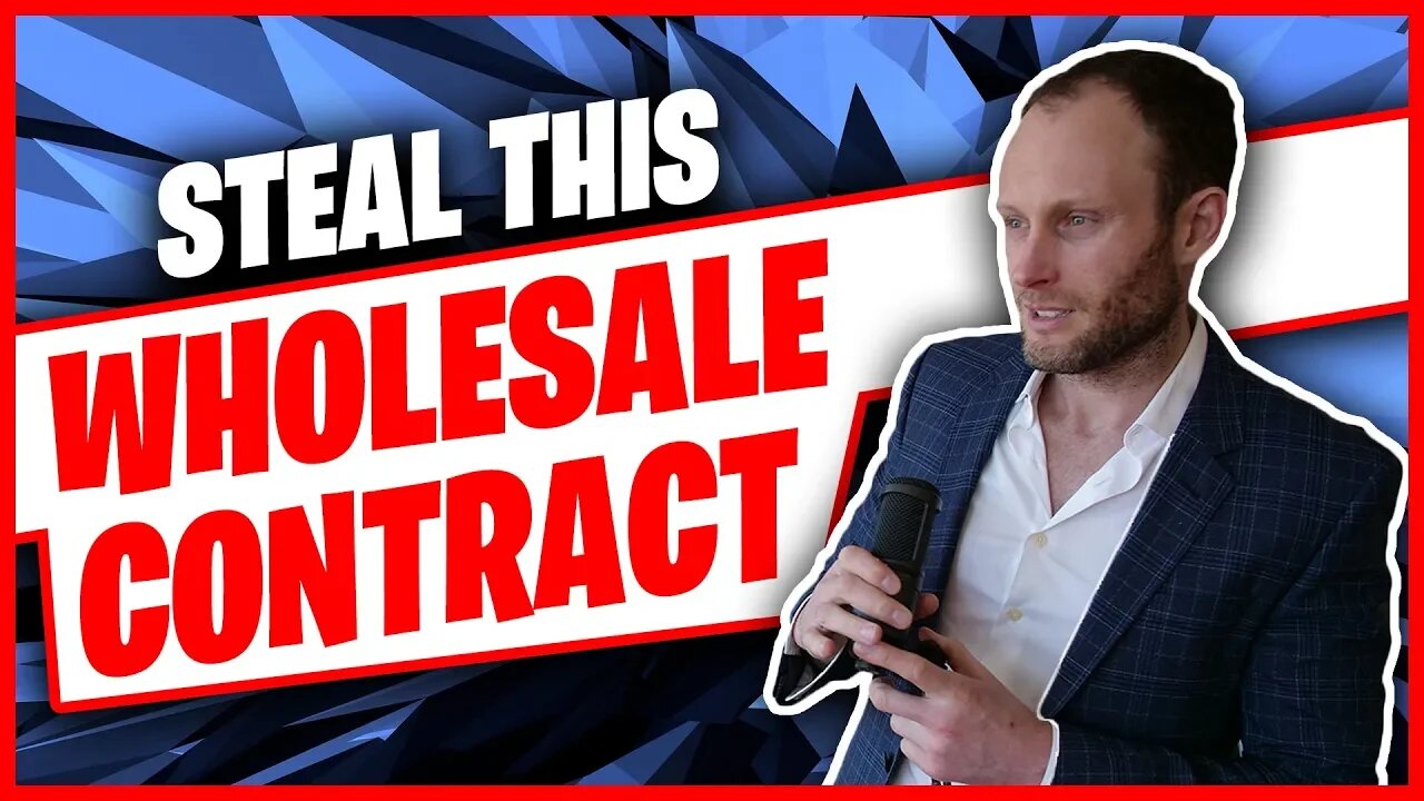 Steal This Wholesale Real Estate Contract