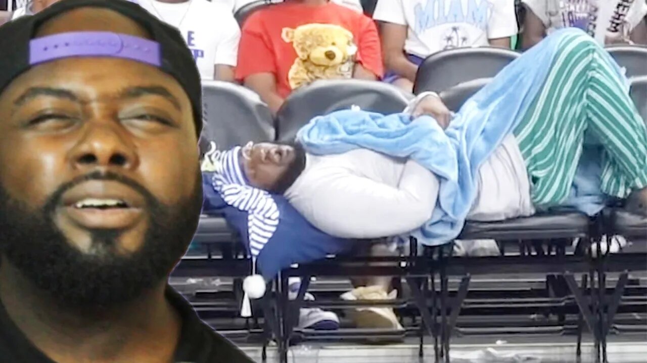 HILARIOUS! Youtube Star BANNED From ALL NBA Events For Sleeping During WNBA Game!