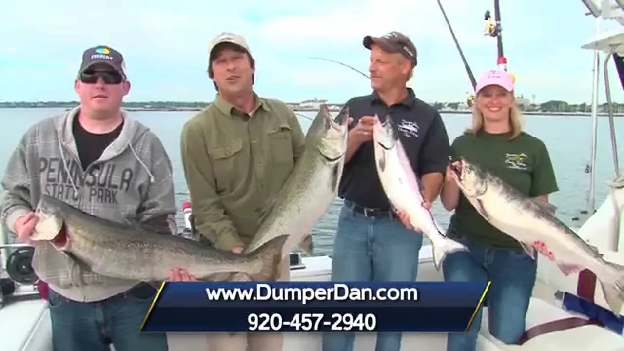Midwest Outdoors TV Show #1540. Lake Michigan Salmon with Dumper Dan Charters.