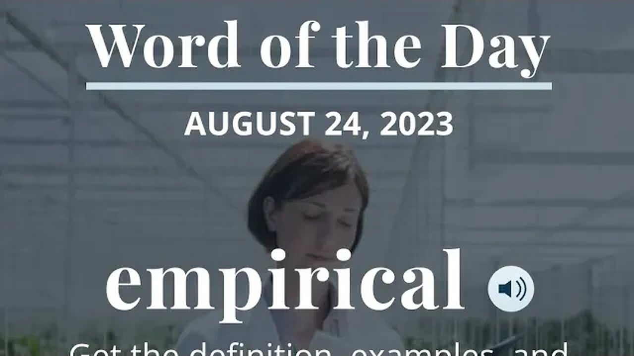 24 AUGUST WORD OF THE DAY