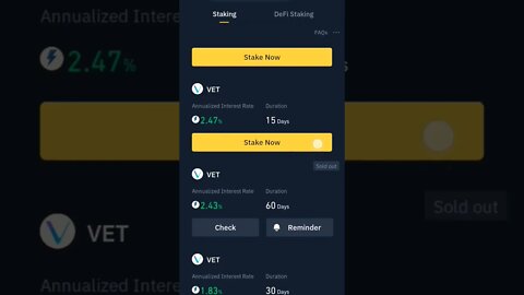 VECHAIN STAKING BINANCE EARN #staking #vechainpriceprediction #vechain #vechainanalysis #cryptonews