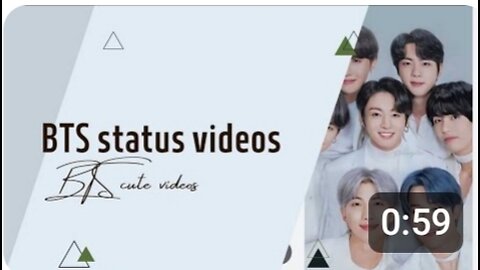 cute BTS status videos