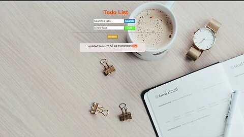 project 01 - Todo App Vue js demo