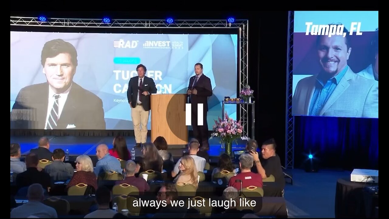 Tucker Carlson seminar tells all