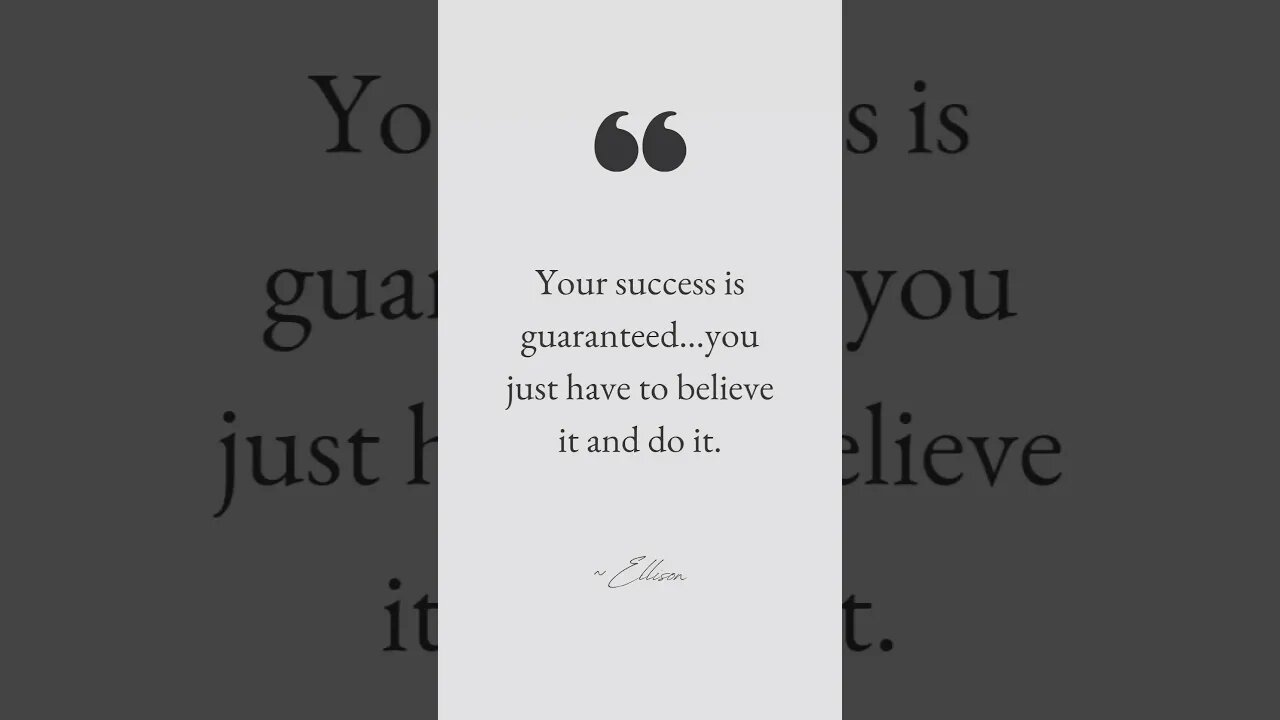 GREATNESS is already yours