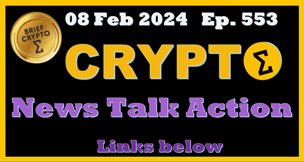 Brief #CRYPTO #Bitcoin #BTC #Ethereum #ETH #Cardano #ADA #SOL #KAS #OP #NEAR - NEWS TALK ACTION