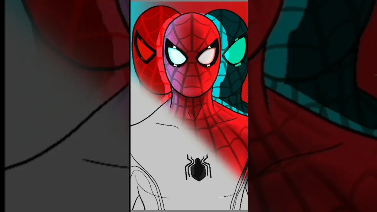 Desenhando os 3 HOMEM ARANHA #arte #drawing #spiderman #marvel #comics #games #gameplay #spider