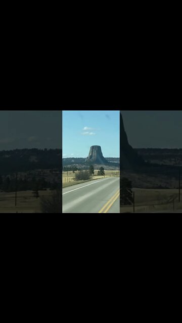 Devils tower. Close Encounters Of The Third Kind. #shorts #nationalpark