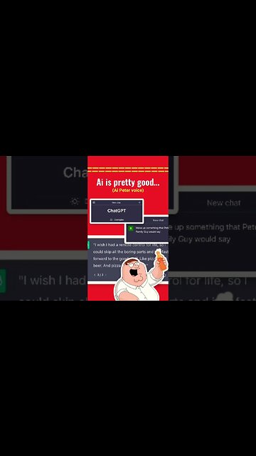 ChatGPT + Ai voice #2(FAMILY GUY-Peter) WHAT IS NEXT!?!?