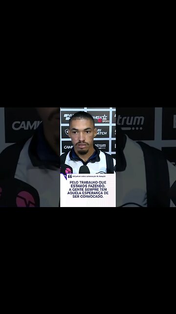 🔥🚨CONFIRA! ADRYELSON FALA SOBRE DINIZ SELEÇÃO BRASILEIRA. #botafogo #brasileirão #segueolíder