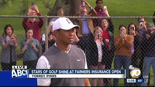 Stars of golf shine at Farmers Insurance open