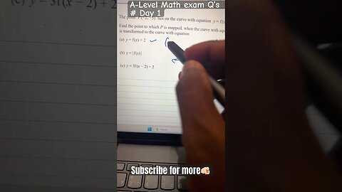 A level Math Exam Questions#youtubeshorts#math