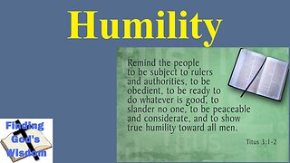 Humility