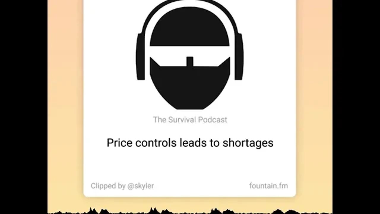 Price Controls Lead to Shortages - From TSPC Epi-3188