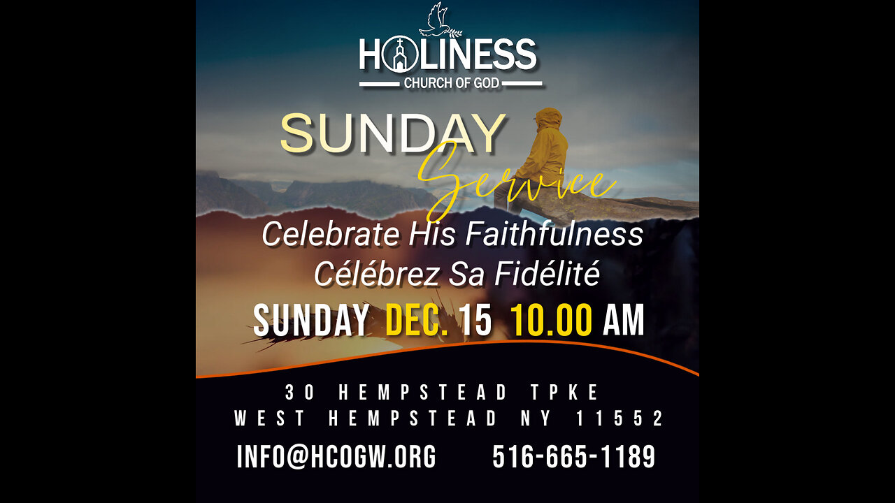 HCOG || Sunday Service 10AM 12/15/2024