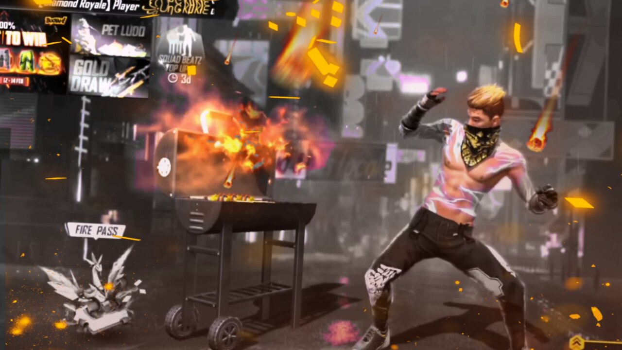 Free fire music emote video #freefire #whasappstatas