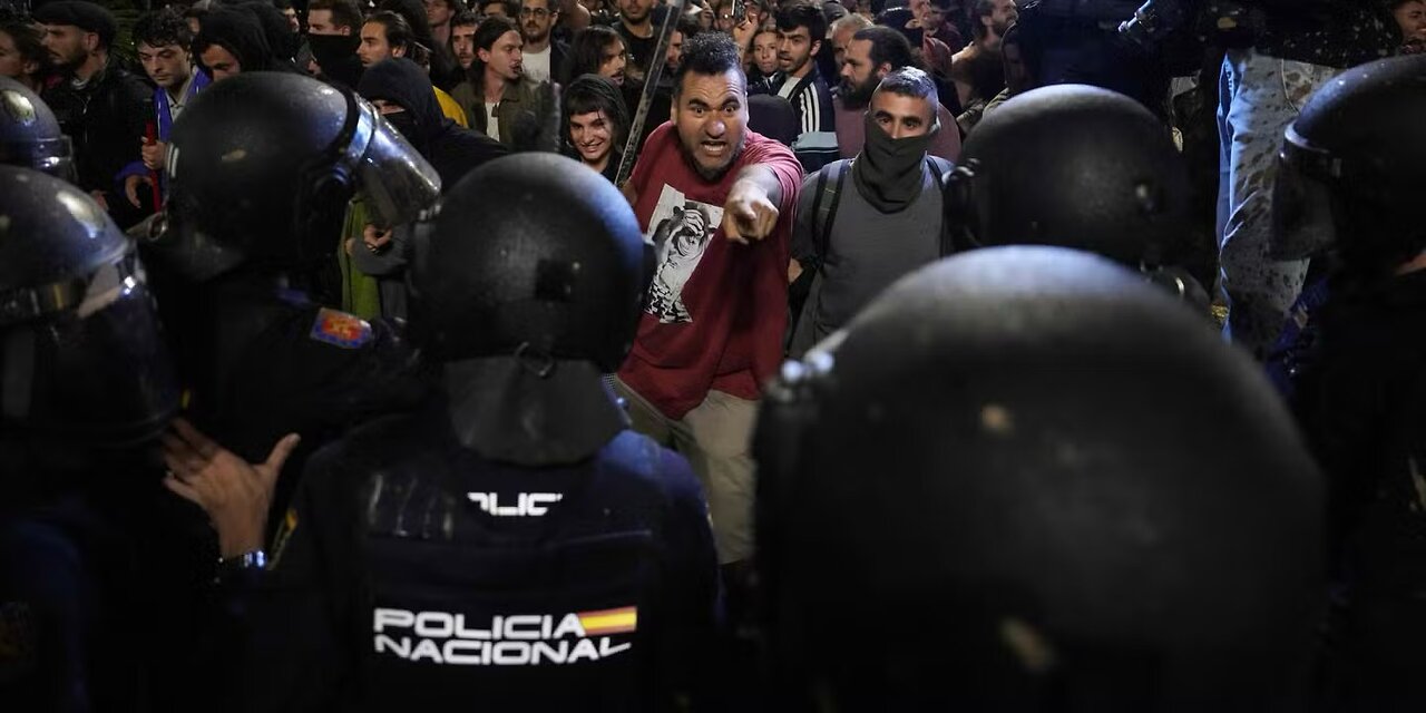 Mass Protests In Spain