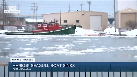 Port of Milwaukee workboat suddenly sinks, cause remains unknown