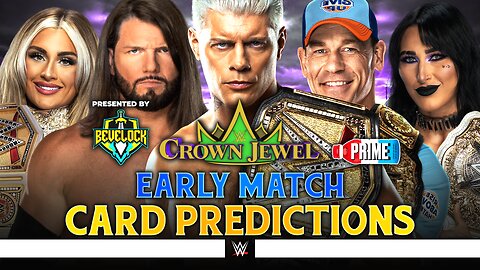 WWE Crown Jewel 2025 - Match Card Predictions | Bevelock